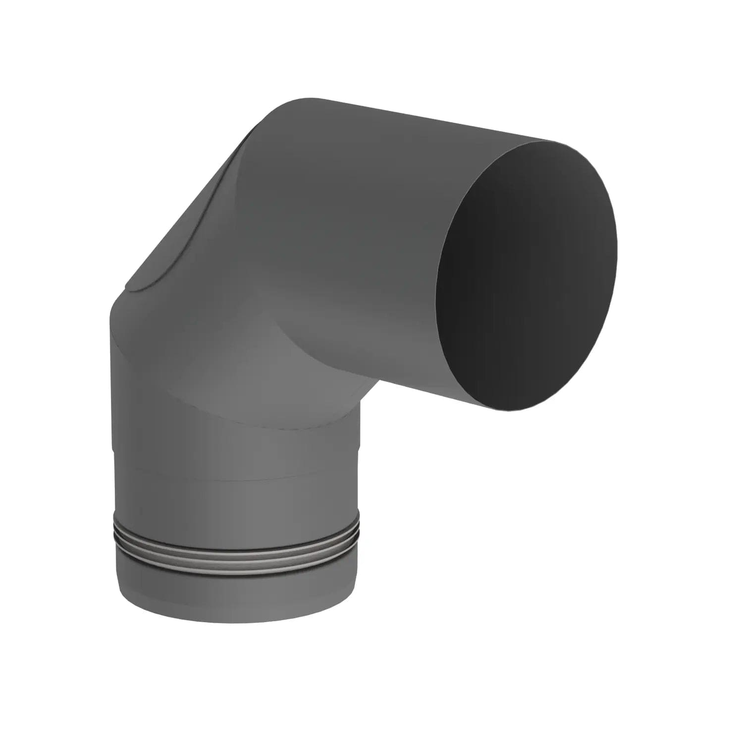 OfenrohrBogen 90° starr mit Revisionsöffnung, Ø 80mm - Premium Ofenrohr von Jeremias - Kaufen Sie jetzt bei Mein Schornsteinprofi