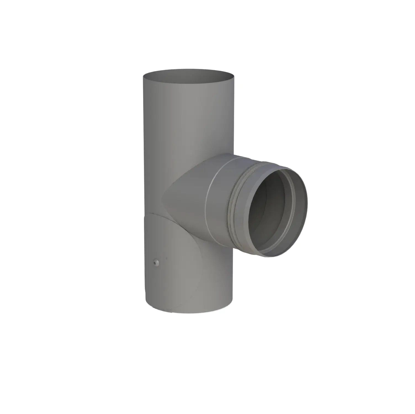 OfenrohrT-Anschluss 90° mit Revisionsöffnung, Abgang mit Einzug,(Geräteanschluss) Ø 80mm - Premium Ofenrohr von Jeremias - Kaufen Sie jetzt bei Mein Schornsteinprofi
