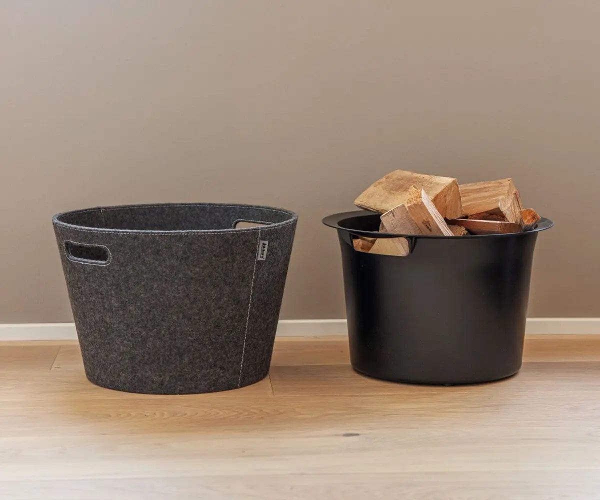 Aduro Proline Holzkorb, grau Filz - Premium von Aduro - Kaufen Sie jetzt bei Mein Schornsteinprofi