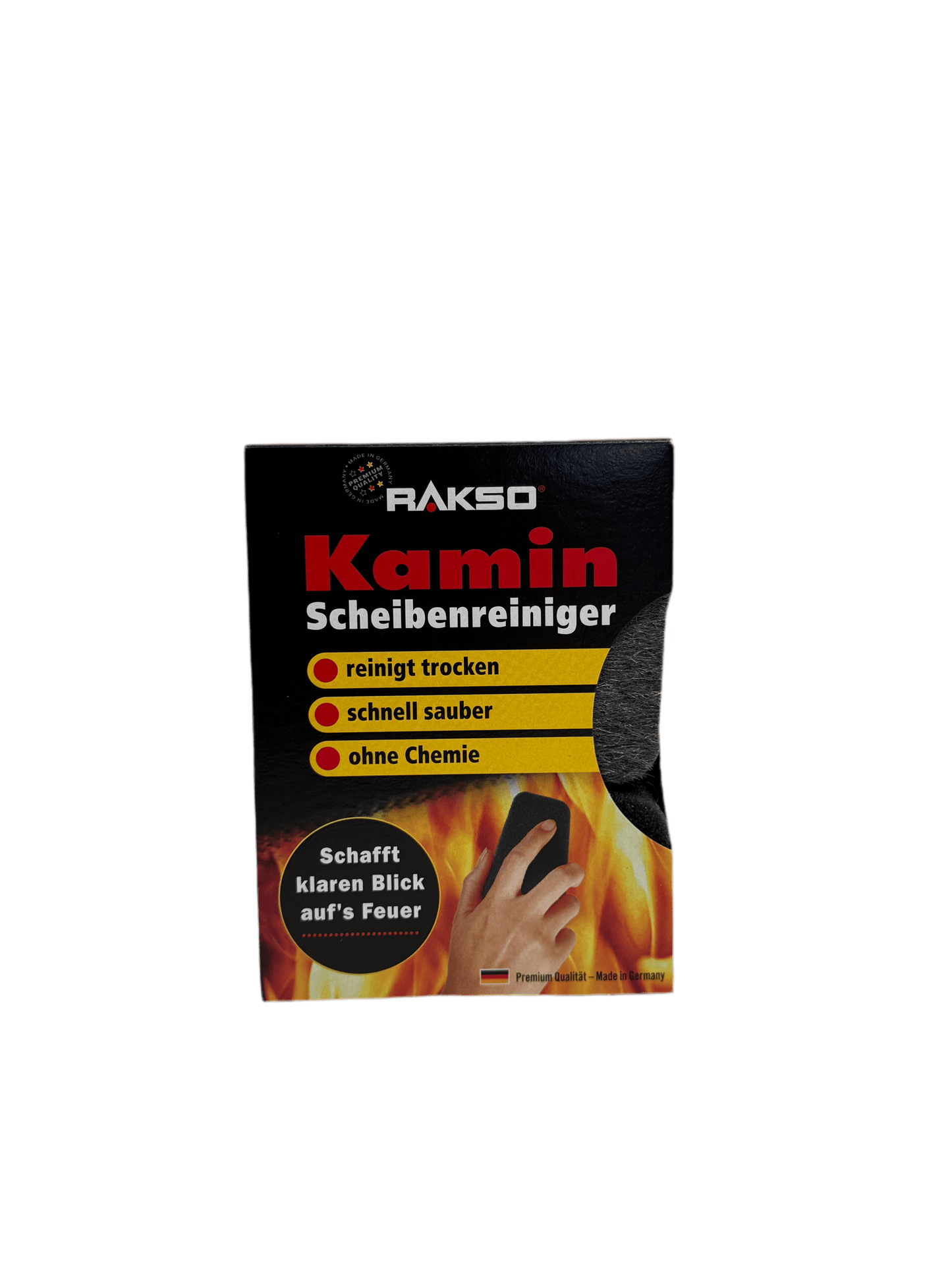 Kaminscheibenreiniger aus feinster Mikrofaser in Premium Qualität