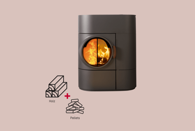 🔥 Austroflamm Clou Duo Kombiofen / Hybidofen