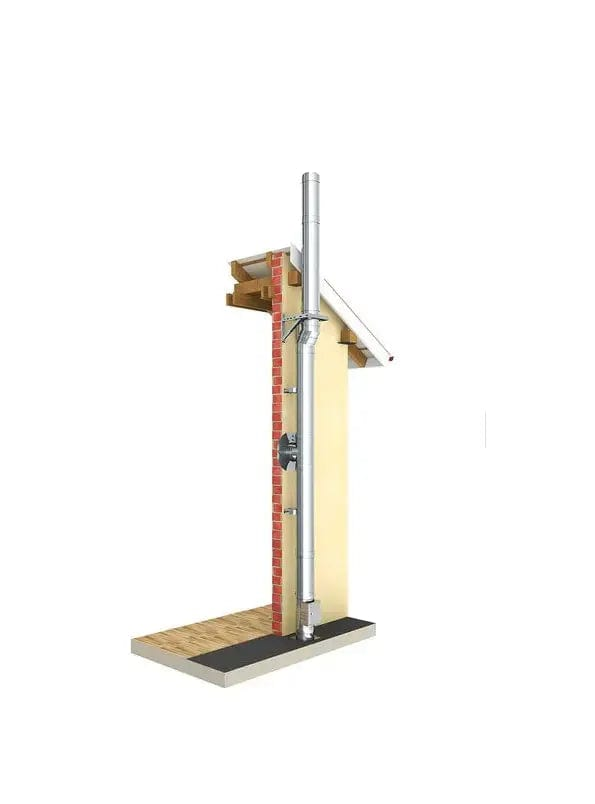 EdelstahlschornsteinDW-ECO 2.0, Ø150mm Der preiswerte Kaminofen Schornstein - Premium Edelstahlschornstein von Jeremias - Kaufen Sie jetzt bei Mein Schornsteinprofi