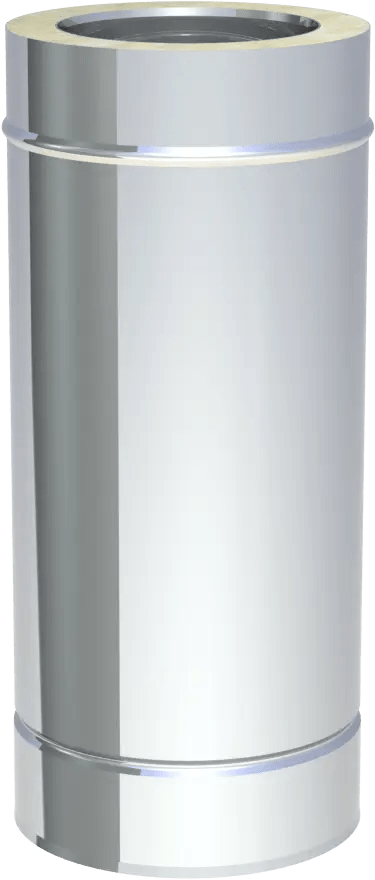EdelstahlschornsteinLängenelement 500 mm - Premium Edelstahlschornstein von Jeremias - Kaufen Sie jetzt bei Mein Schornsteinprofi