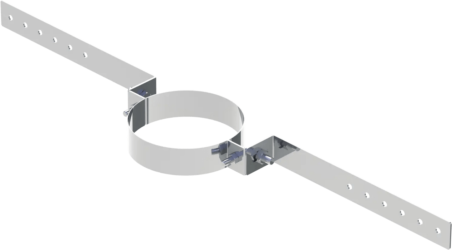 EdelstahlschornsteinSparrenhalter "leicht" - Premium Edelstahlschornstein von Jeremias - Kaufen Sie jetzt bei Mein Schornsteinprofi