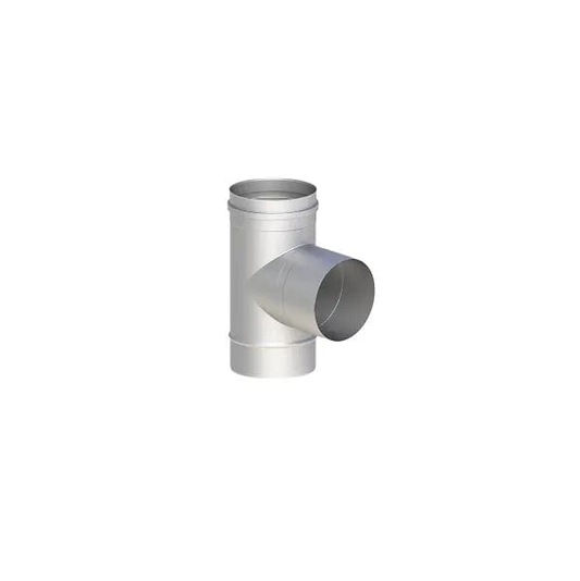 EdelstahlschornsteinT-Anschluss 90°mit Wassernase (ausgehalst) - Premium Edelstahlschornstein von Jeremias - Kaufen Sie jetzt bei Mein Schornsteinprofi