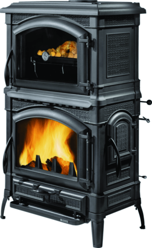 🔥 La Nordica Isotta Forno Evo – Guss-Kaminofen mit Backfach