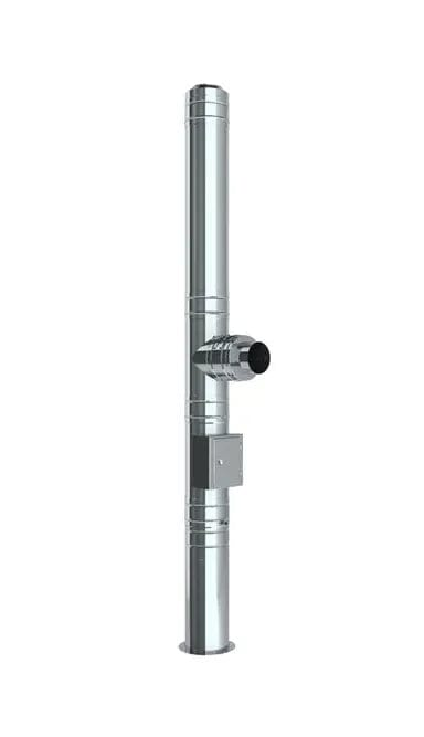 EdelstahlschornsteinDW Silver Ø150mm Der Pellet & Hackschnitzelheizung`s Schornstein - Premium Edelstahlschornstein von Jeremias - Kaufen Sie jetzt bei Mein Schornsteinprofi