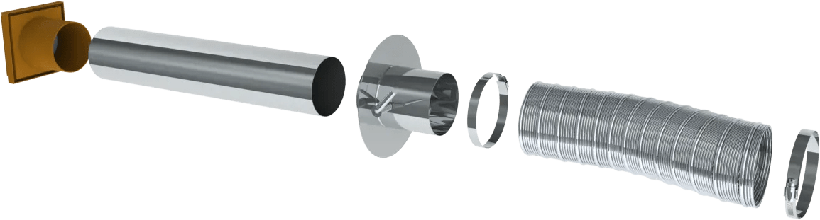 OfenrohrZuluftsystem / Airsystem „braun“ - Premium Ofenrohr von Jeremias - Kaufen Sie jetzt bei Mein Schornsteinprofi