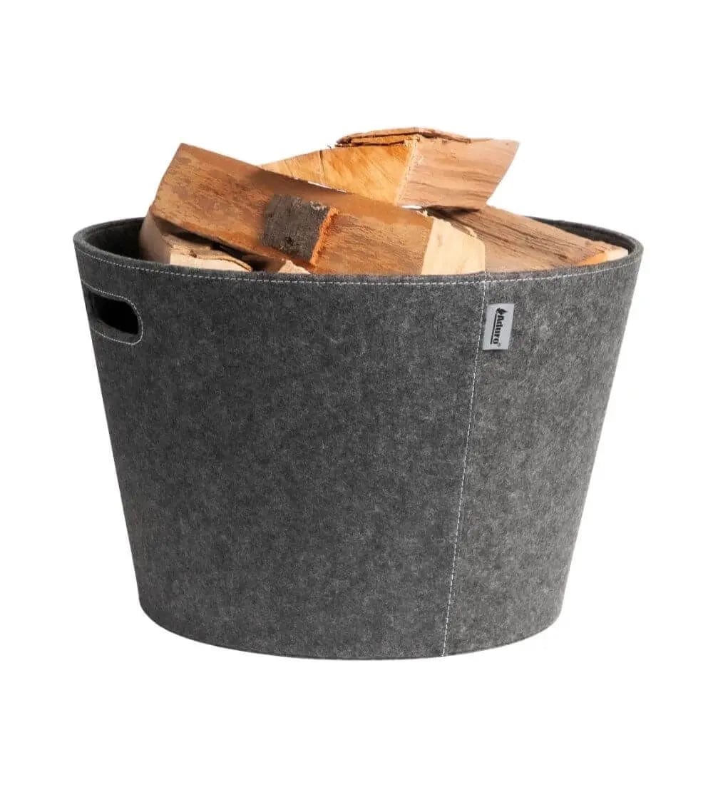 Aduro Proline Holzkorb, grau Filz - Premium von Aduro - Kaufen Sie jetzt bei Mein Schornsteinprofi