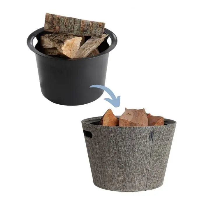 Aduro Proline Holzkorb, khaki melange - Premium von Aduro - Kaufen Sie jetzt bei Mein Schornsteinprofi