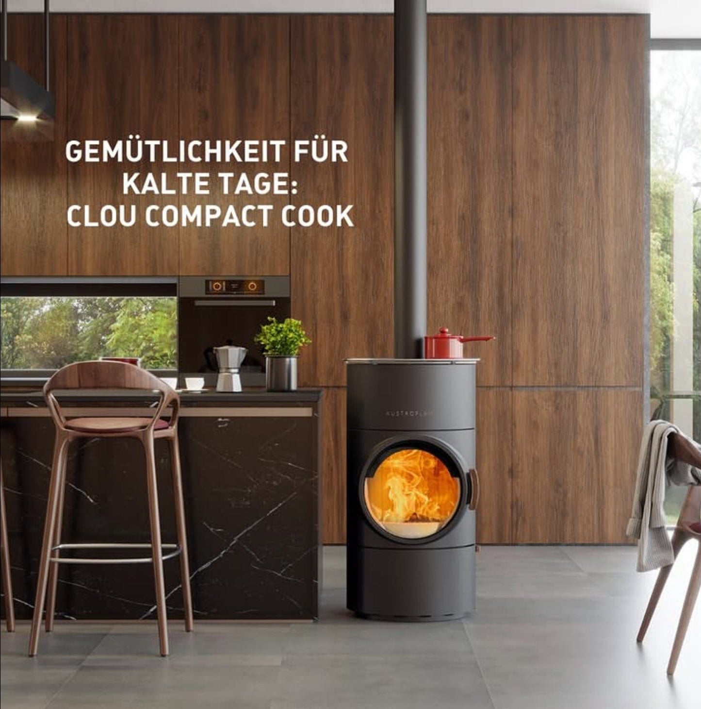 Austroflamm-Clou Compact Cook bei Mein Schornsteinprofi