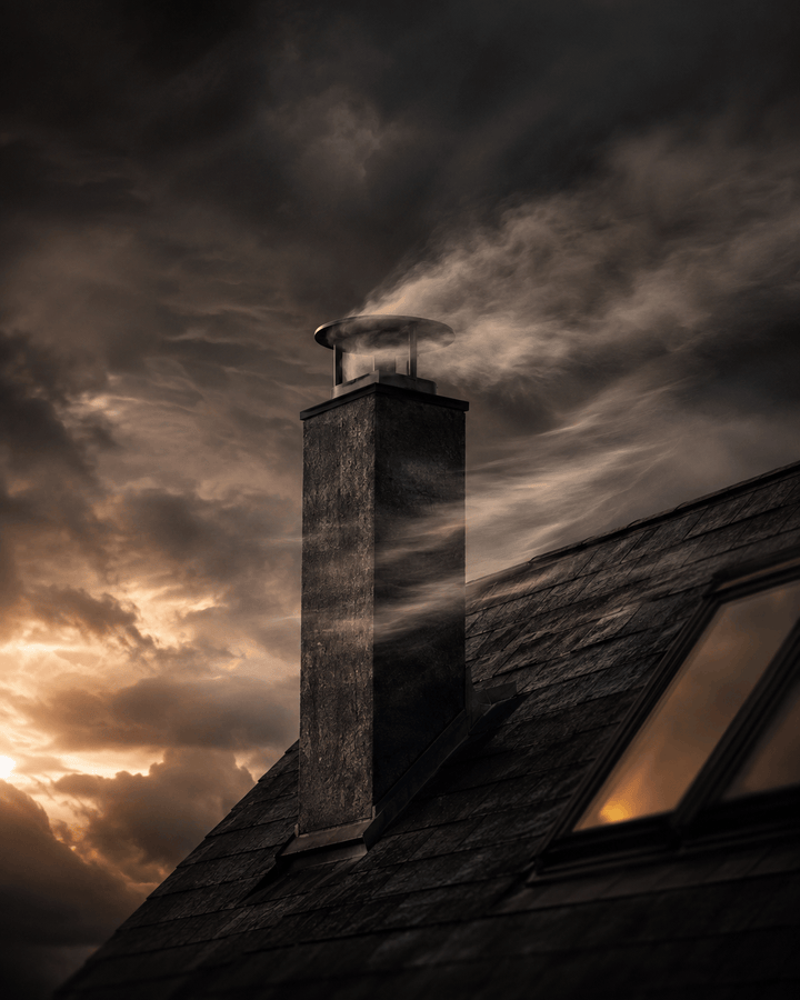 Schornstein bei Wind problematisch