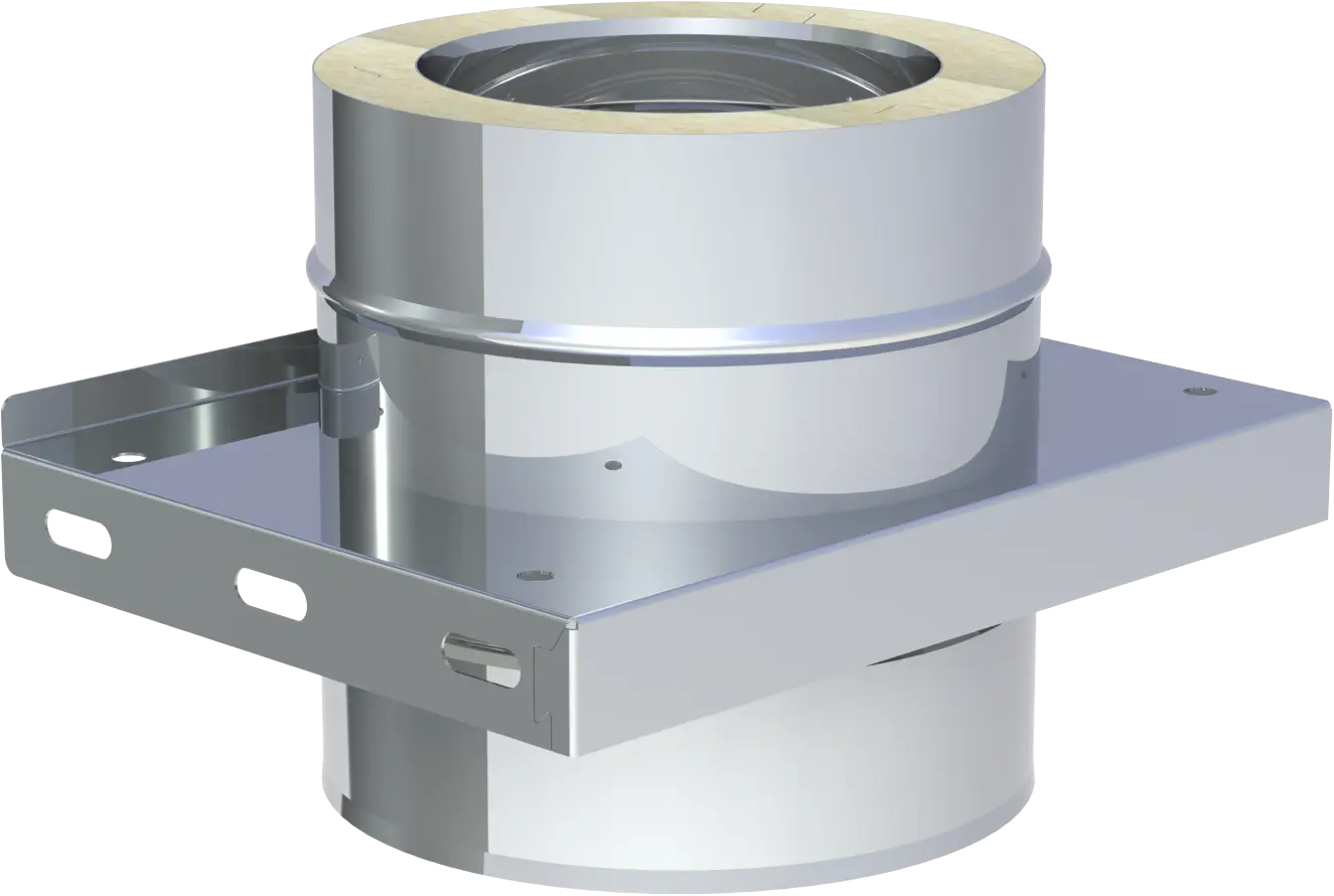 EdelstahlschornsteinGrundplatte für Zwischenstütze - Premium Edelstahlschornstein von Jeremias - Kaufen Sie jetzt bei Mein Schornsteinprofi