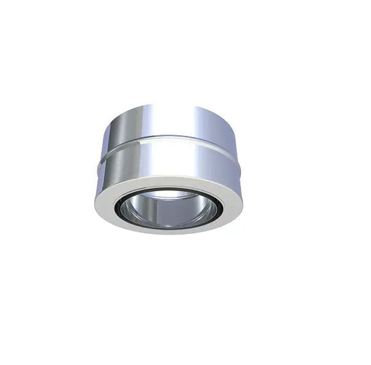 EdelstahlschornsteinÜbergang EW-SILVER/DW-SILVER mit integriertem Wandfutter, gerade für FERRO - Premium Edelstahlschornstein von Jeremias - Kaufen Sie jetzt bei Mein Schornsteinprofi
