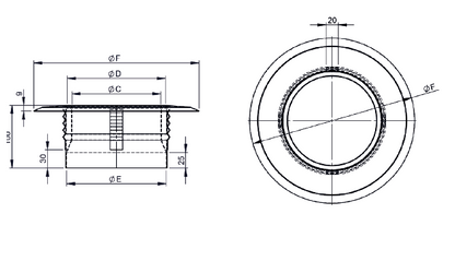 OfenrohrWandfutter mit Zentrierfedern und Wandrosette 55mm, Ø 150mm - Premium Ofenrohr von Jeremias - Kaufen Sie jetzt bei Mein Schornsteinprofi