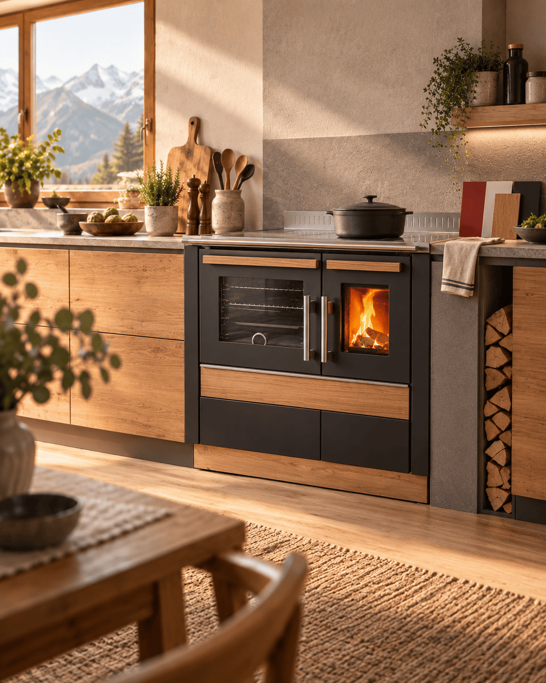 Küchenherd mit Backofen bei Mein Schornsteinprofi in Thüringen – stilvoller Holzherd zum Kochen, Backen und Heizen kaufen