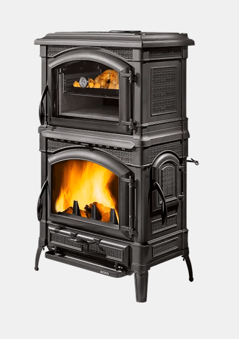 🔥 La Nordica Isotta Forno Evo – Guss-Kaminofen mit Backfach