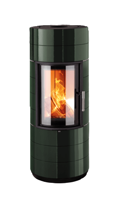 🔥 Leda Colona lite – Schlanker Speicherofen | 2 Gussringe