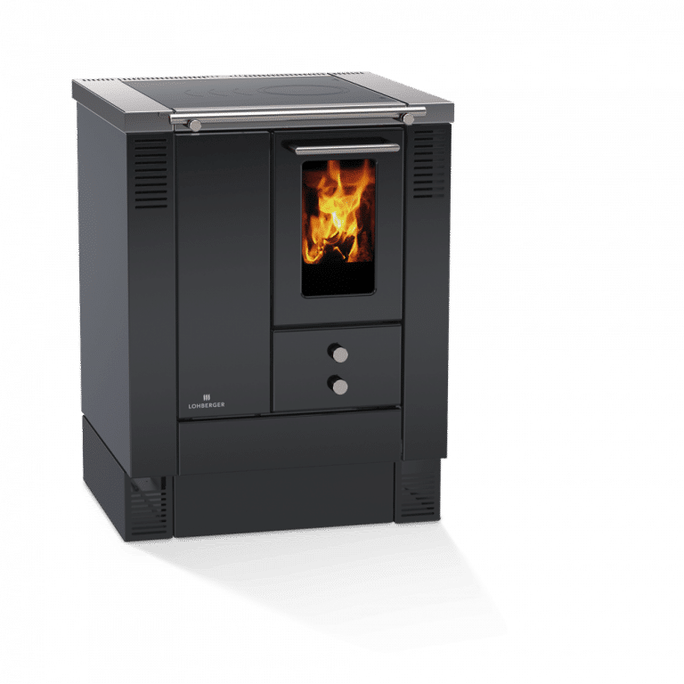 Lohberger LM 50-Z Classic wasserführender Küchenherd in kompakter 50 cm Bauweise mit klassischem Design