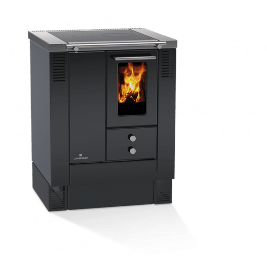 Lohberger LM 50-Z Classic wasserführender Küchenherd in kompakter 50 cm Bauweise mit klassischem Design