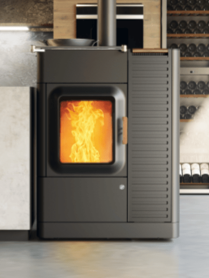 🔥 Austroflamm Mo Duo Cook Kombiofen mit Stahlverkleidung