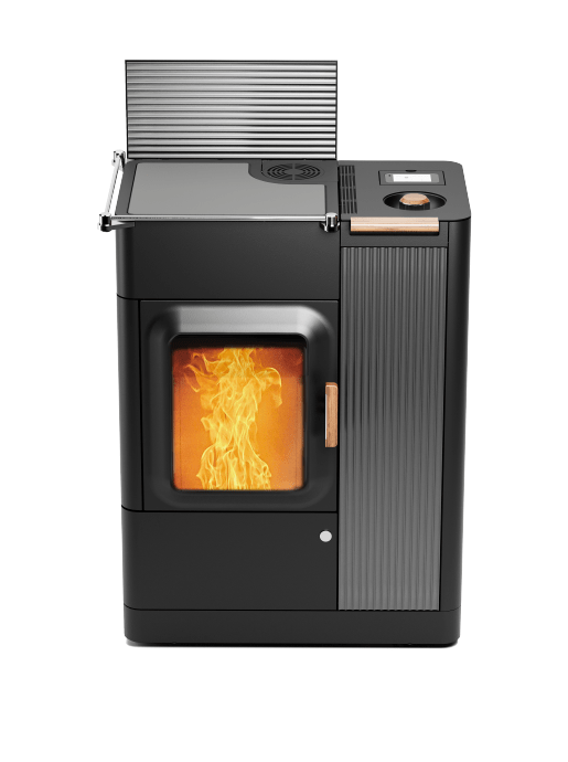 🔥 Austroflamm Mo Duo Cook Kombiofen dark anthracite