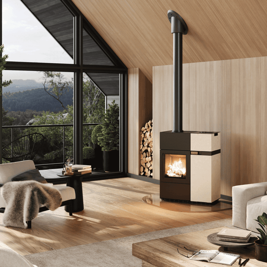 🔥 Austroflamm Quadra Duo – Velvet ivory