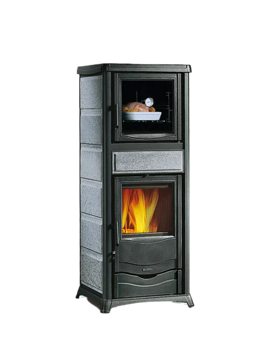 La Nordica Rossella Plus Forno.165 Petra Naturstein Holzofen mit Backofen