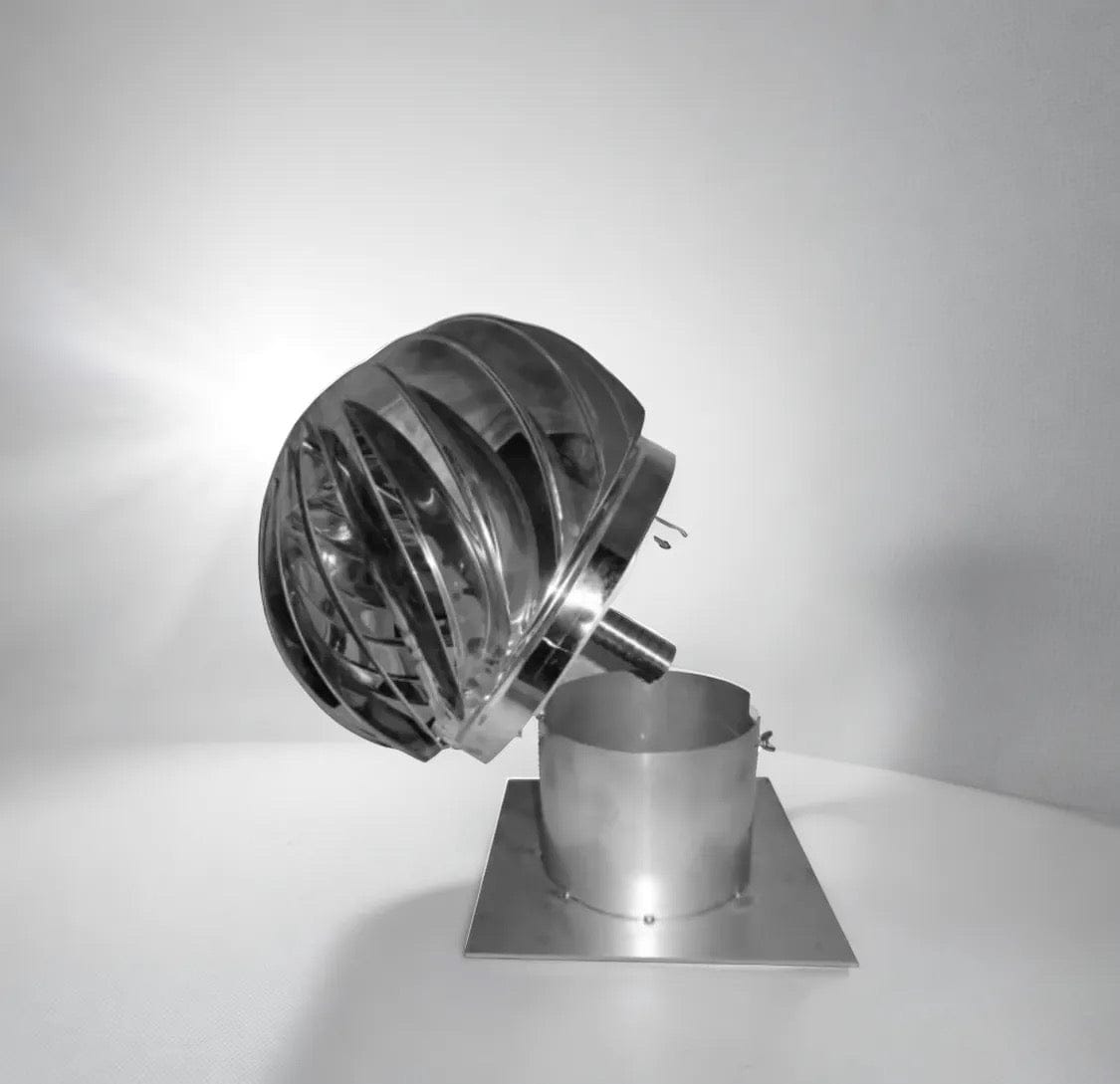 Rotovent® RS5 Swing A-Plus – drehbarer Schornsteinaufsatz (aufklappbar auf Montageplatte)

✅ Hochwertiger Edelstahlaufsatz für Kamin- &amp; Lüftungsanlagen
Der Rotovent® RS5 Swing A-Plus ist ein selbstrotierender, aufklappbarer Schornsteinaufsatz der Premiumklasse. Gefertigt aus langlebigem Edelstahl, ist er ideal geeignet für:
✔ Kaminöfen, Grundöfen, Pelletöfen
✔ Holzherde, Kachelöfen, Öl- &amp; Gasheizungen
✔ Lüftungsschächte, Abgassammler uvm