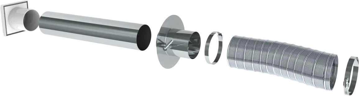 OfenrohrZuluftsystem / Airsystem „weiß“ - Premium Ofenrohr von Jeremias - Kaufen Sie jetzt bei Mein Schornsteinprofi