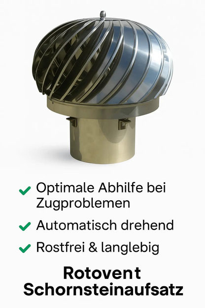 drehbarer Schornsteinaufsatz Rotovent® RS5 Swing Mein Schornsteinprofi