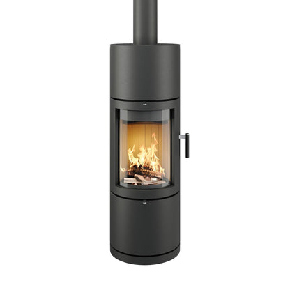 Leda Greena Pure Kaminofen in modernem Design mit großer Sichtscheibe