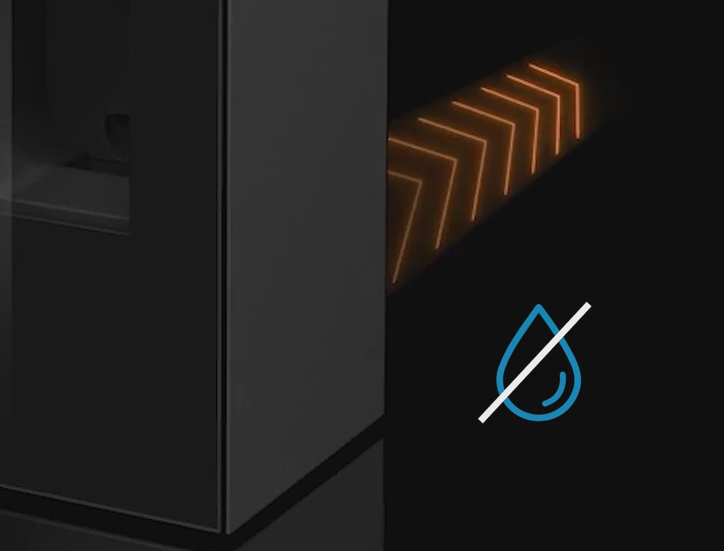 Technisches Detail: Betrieb des Pelletofens ohne Kondensatanschluss